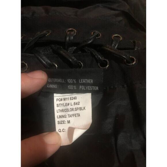 Leather bike vest women's‎ sizes m - Picture 11 of 13